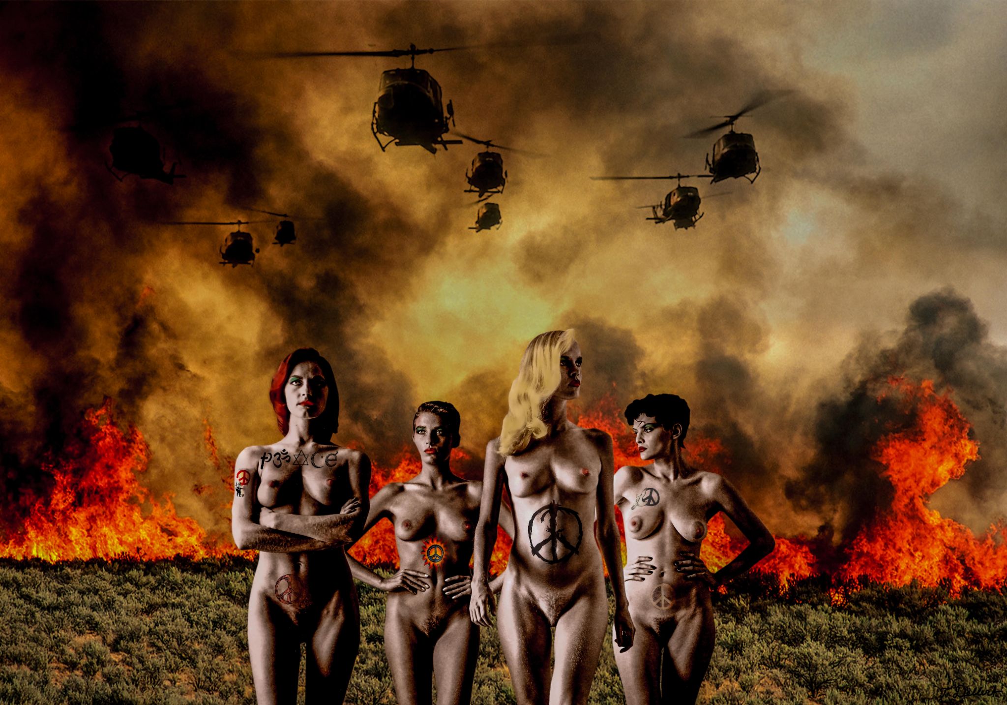 Naked and Taattooed for Peace 2
